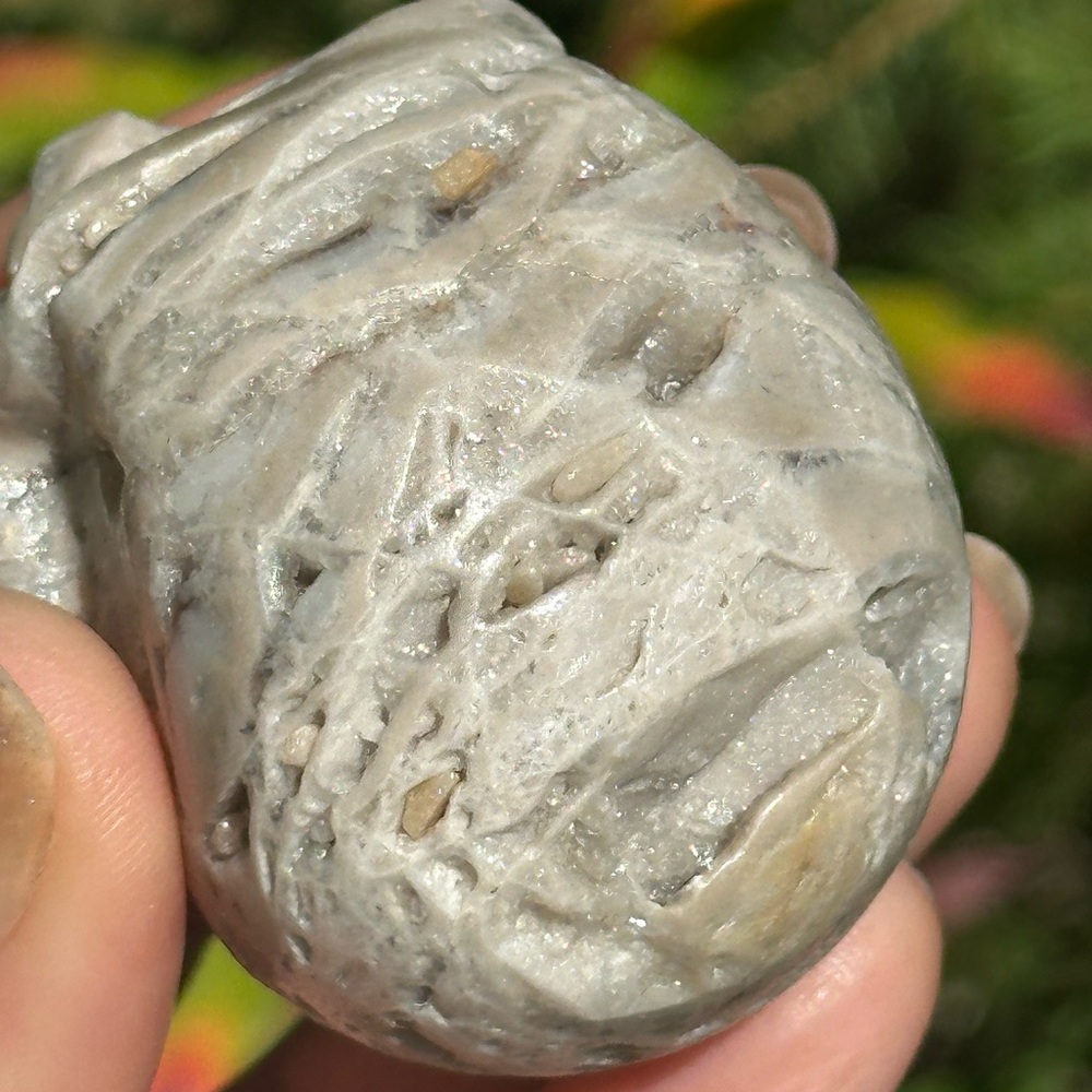 Sphalerite Druzy Skull - Picture 11 of 11